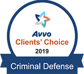 Avvo Clients' Choice 2019 | Criminal Defense